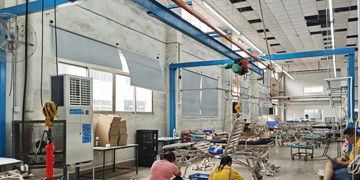 中山源美汽配廠房省電空調項目