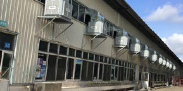 提前安裝蒸發式環?？照{解決廠房通風降溫問題